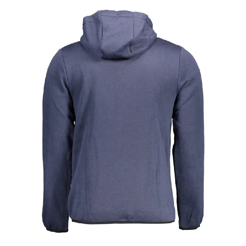 Men's Sweaters with Thumbholes in SleevesNorway 1963 Blue Cotton Men's Sweater