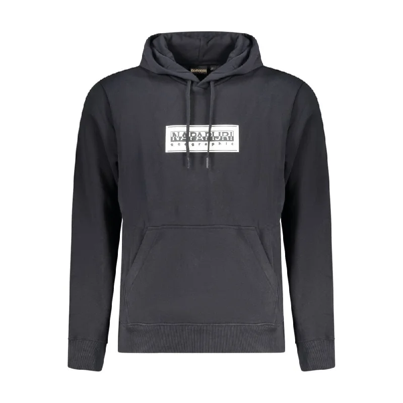 Lightweight Men's Cardigan SweatersNapapijri Black Cotton Men's Sweater