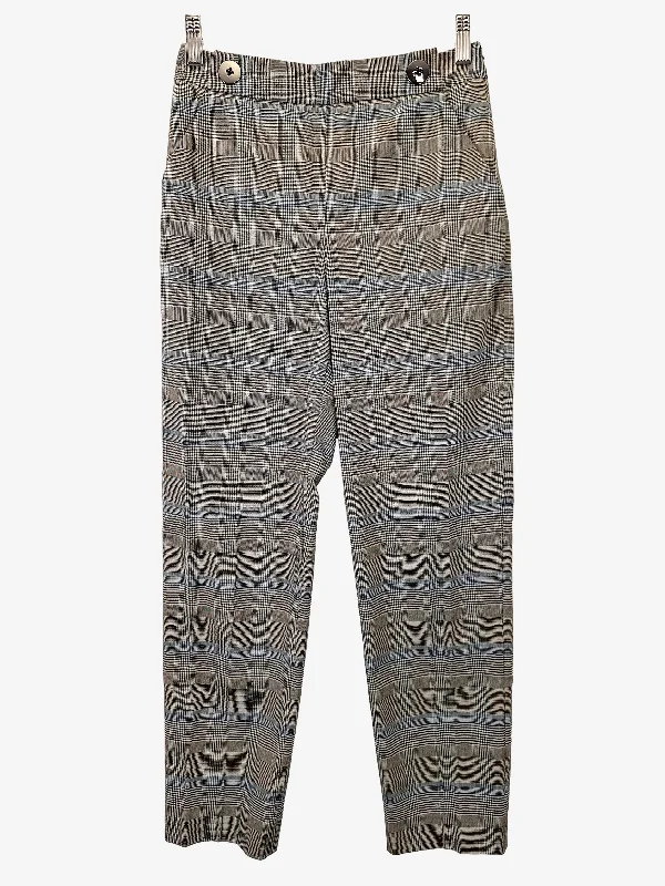 Latest Designer Men's JeansVeronika Maine Monochrome Check Office Pants Size 6