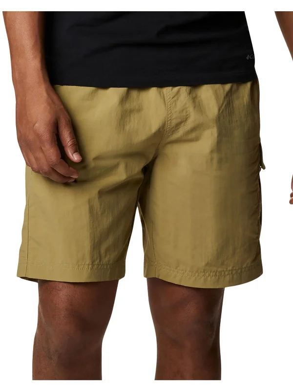 Casual Men's Drawstring ShortsPalmerston Mens Mid Rise Above Knee Flat Front