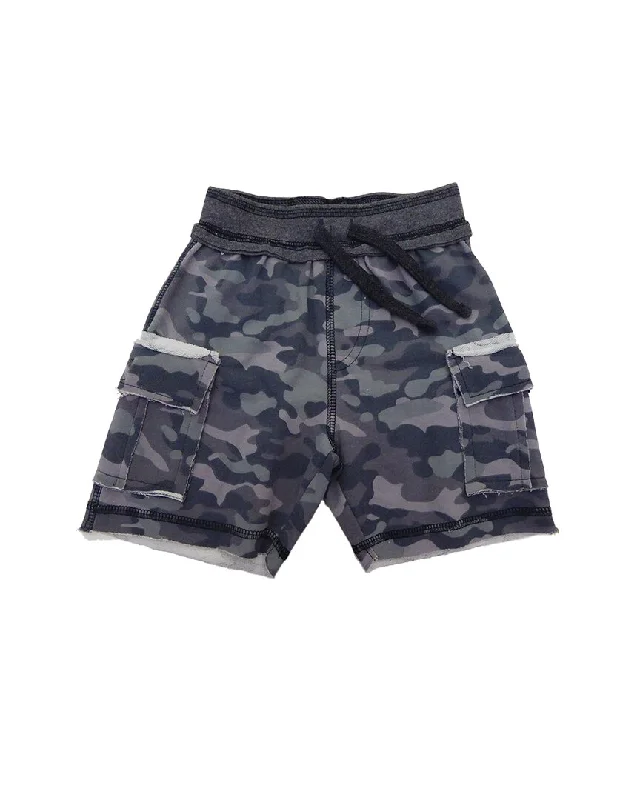 Summer-Appropriate Men's Lightweight ShortsMish Mish Distressed Camo Short