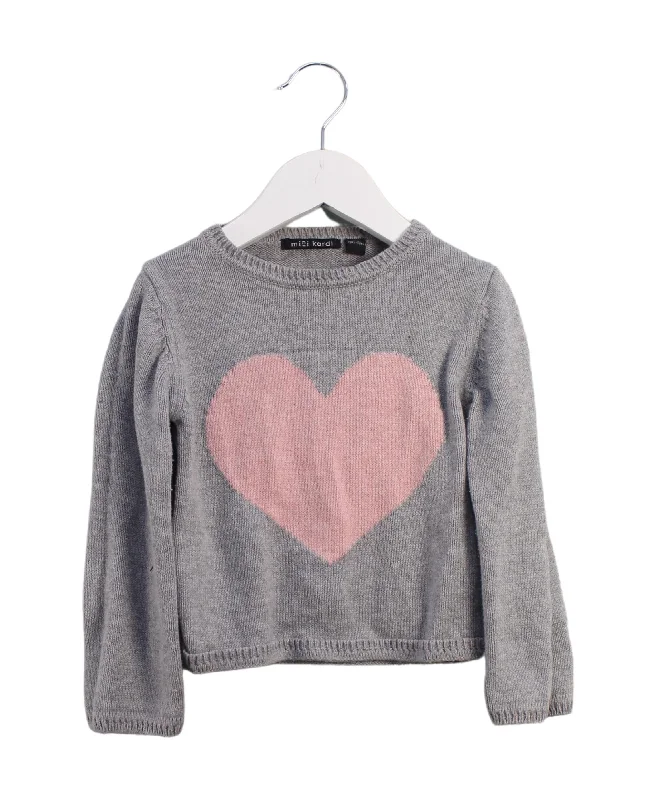 Men's Sweaters with Elastic Waistbandsmini kardi Knit Sweater 2T - 3T