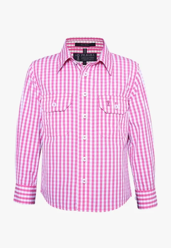 Men's Casual Friday Shirts for Relaxed Office DaysRitemate Kids Long Sleeve Check Shirt