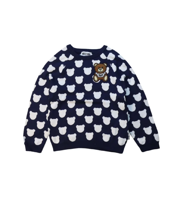 Men's Sweaters with Elastic WaistbandsMoschino Knit Sweater 2T
