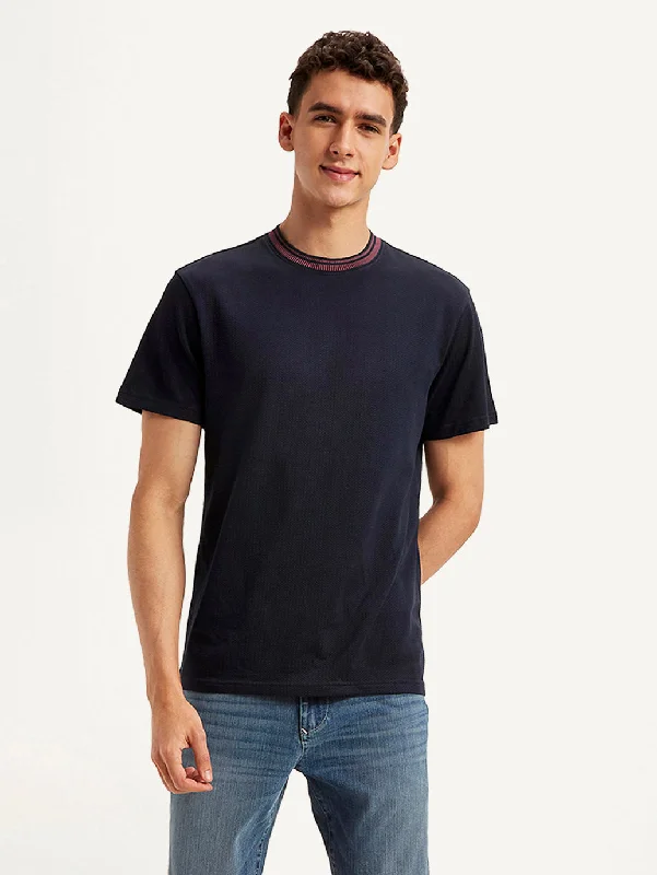 Men's Shirts with TiesMen's Solid Slim Fit T-shirt