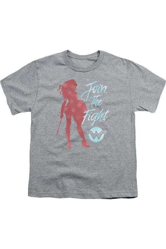 Men's Shirts with Plaid PatternsWonder Woman Movie Freedom Fight Short Sleeve Youth Tee / T-Shirt