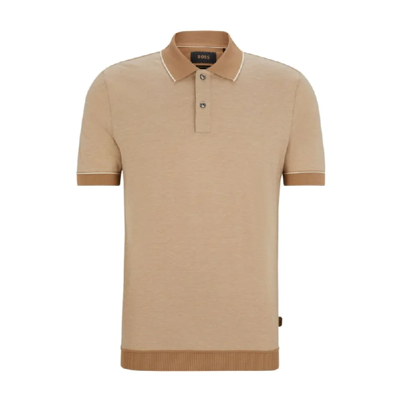 Casual Men's T-ShirtsRegular-fit polo shirt in cotton and cashmere