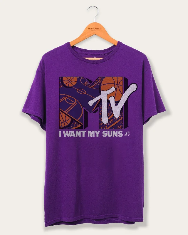Men's Shirts with Contrast StitchingSuns x MTV I Want My Fan Tee