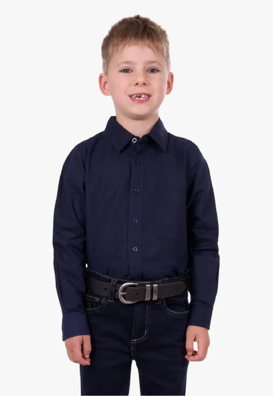 Men's Tailored Shirts for a Sharp AppearanceThomas Cook Boys Linen Long Sleeve Shirt