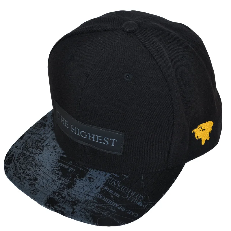 Kids' Baseball Caps with LogosTrue The Highest Snapback Cap Black