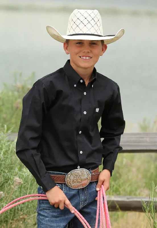 Men's Minimalist Shirts for a Clean LookCinch Boys Classic Long Sleeve Shirt