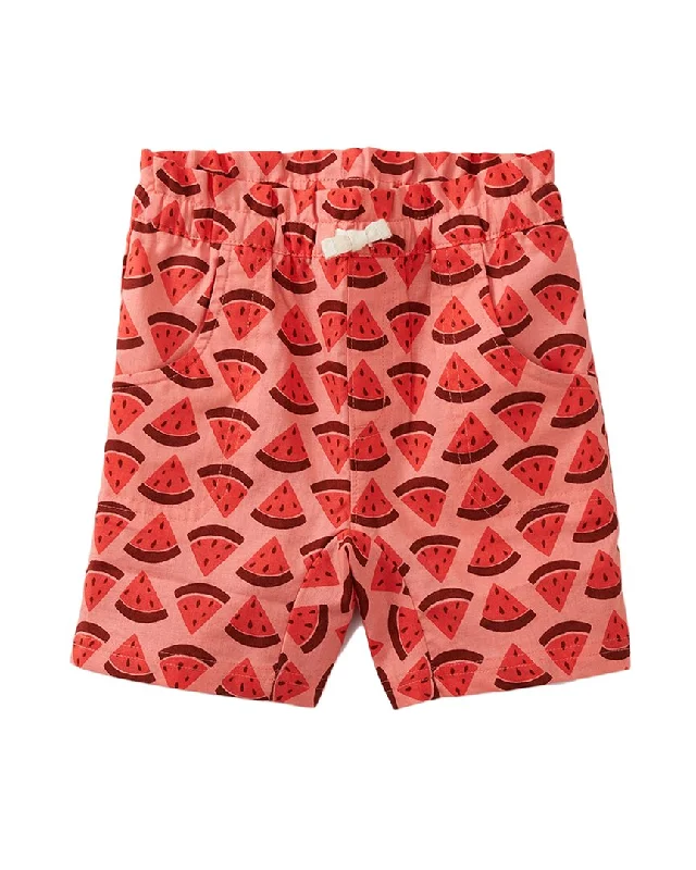 Cozy Men's Flannel ShortsTea Collection Paperbag Drawstring Short
