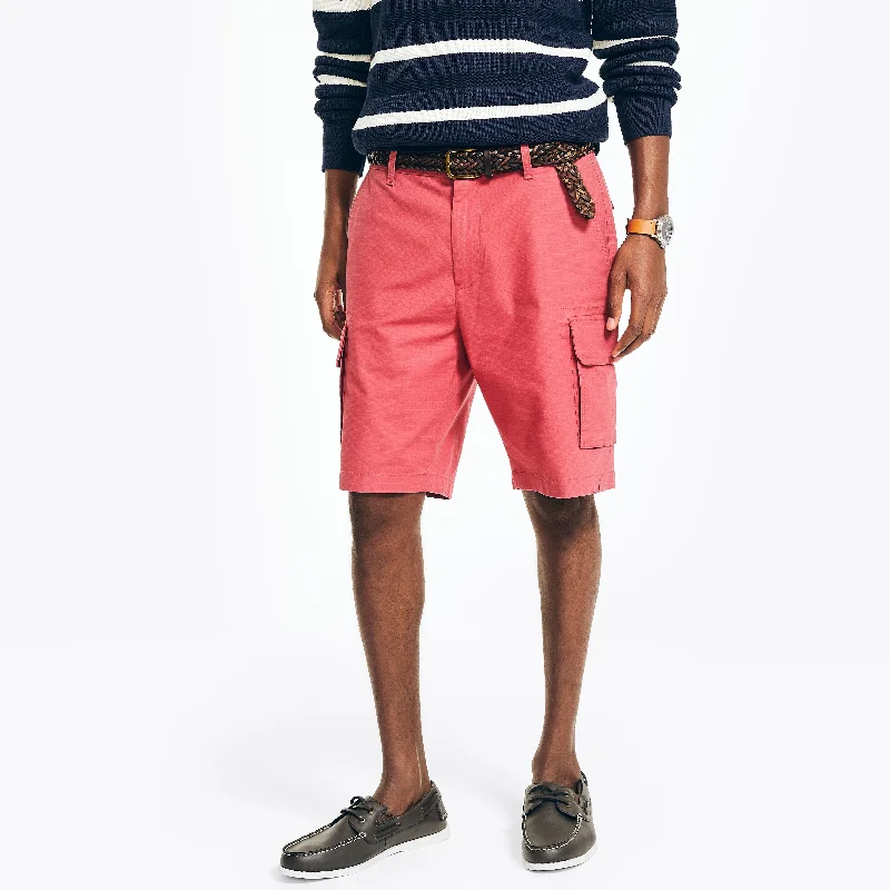 Men's Comfortable Short-Waisted ShortsNautica Mens 9.5" Navigator Stretch Cargo Short