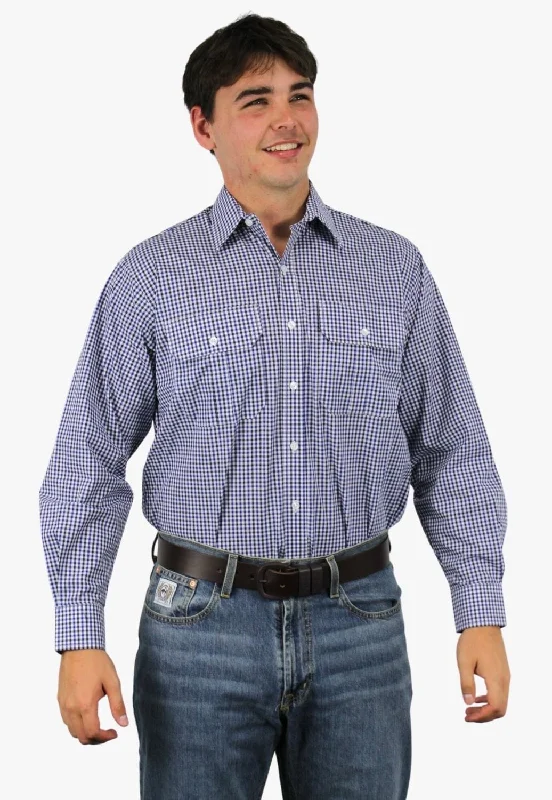 Men's Iron-Free Shirts for Wrinkle-Resistant WearCountry Tradition Mens Long Sleeve Shirt