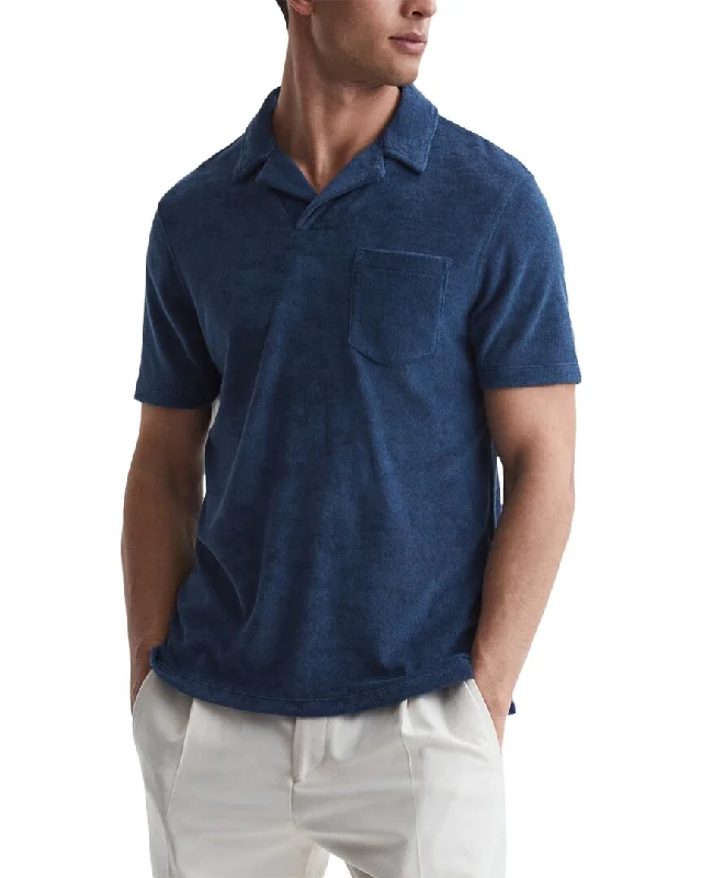 Men's Shirts with Zippered PocketsReiss Caicos Polo Shirt