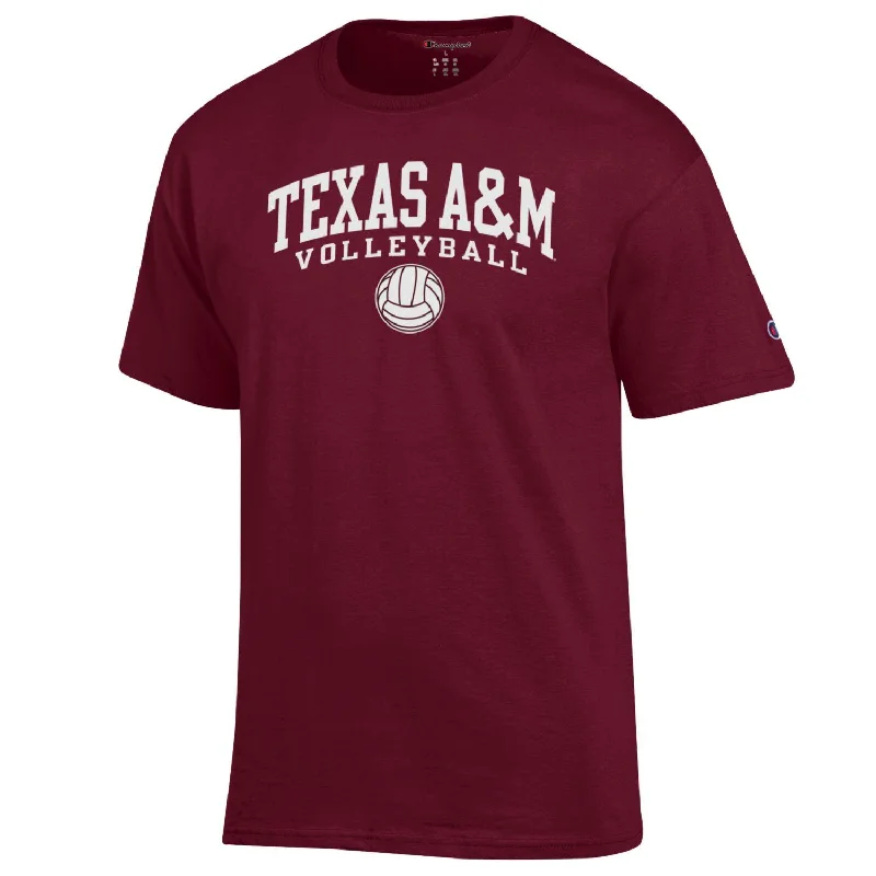 Men's Shirts with Logo EmbossmentsTexas A&M Sports Tee - Volleyball