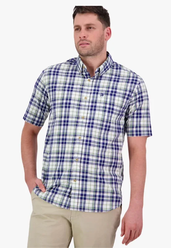 Men's Versatile Dress Shirts for Multiple OccasionsSwanndri Mens Herbert Short Sleeve Shirt