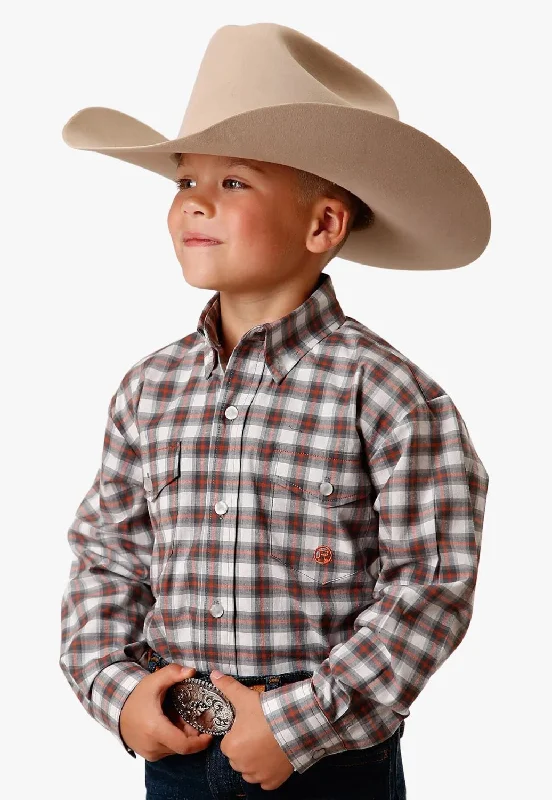 Men's Breathable Shirts for Warm ClimatesRoper Boys Amarillo Collection Long Sleeve Shirt
