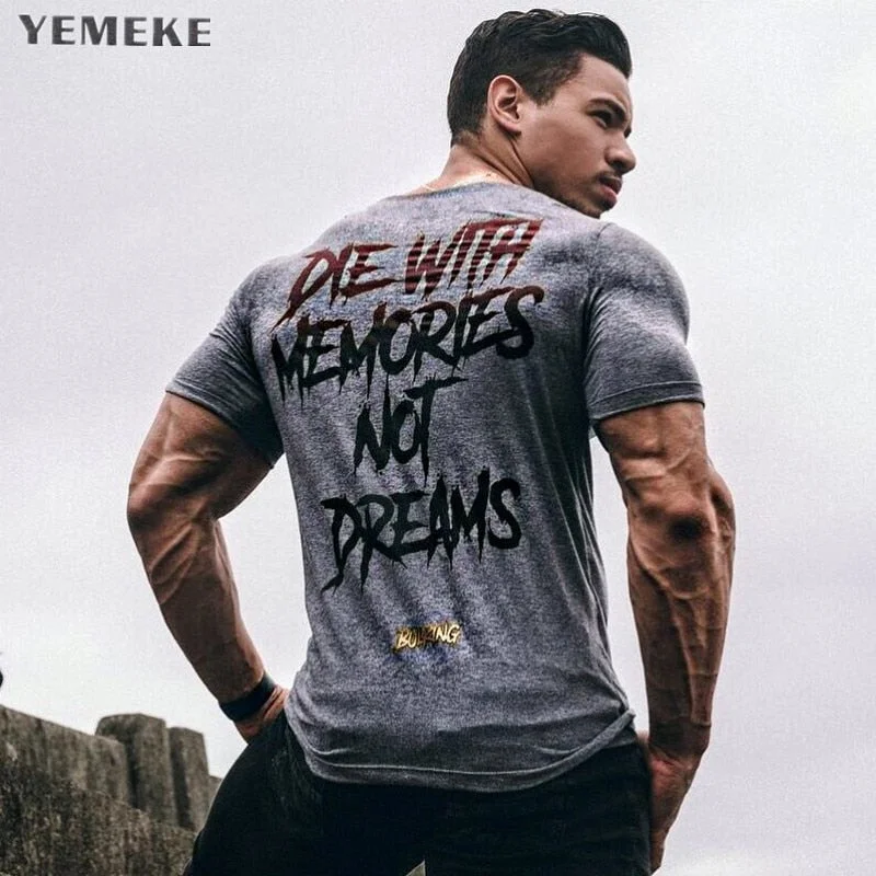 Men's Shirts with Hook-and-Loop ClosuresShort Sleeve Cotton T-shirt