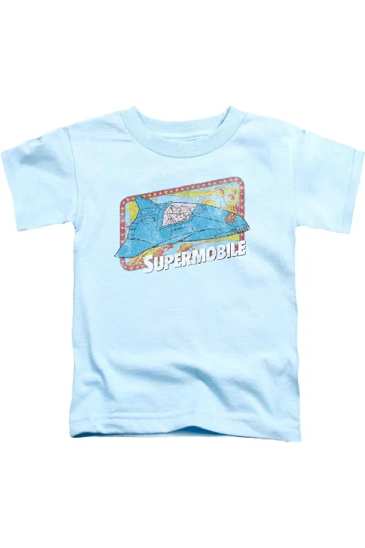 Men's Shirts with Button-Down CollarsDC Comics Supermobile Short Sleeve Juvenile Tee / T-Shirt