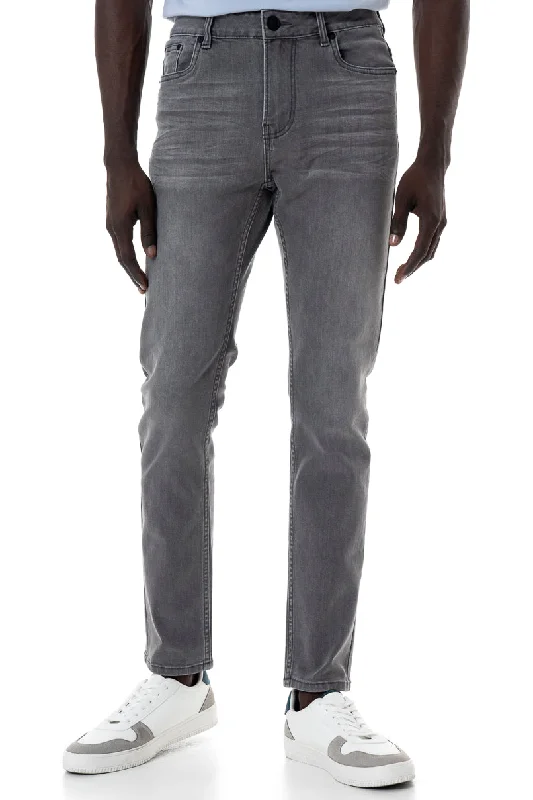 Mid-Waisted Men's JeansRf02 Denim Jeans _ 146940 _ Charcoal