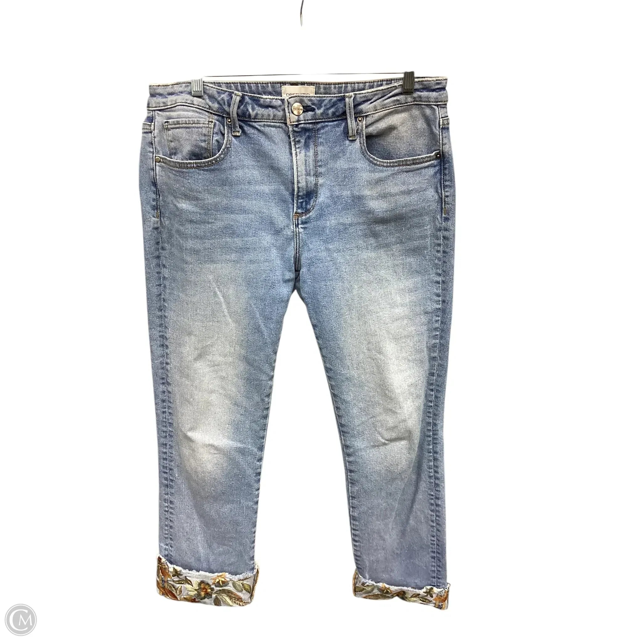 Fashion-Forward Men's JeansJeans Cropped By Driftwood In Blue Denim, Size: 8