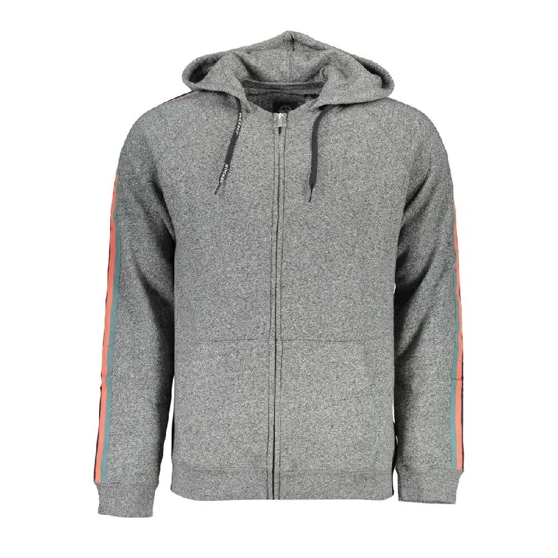 Striped Men's SweatersDockers Gray Cotton Men's Sweater
