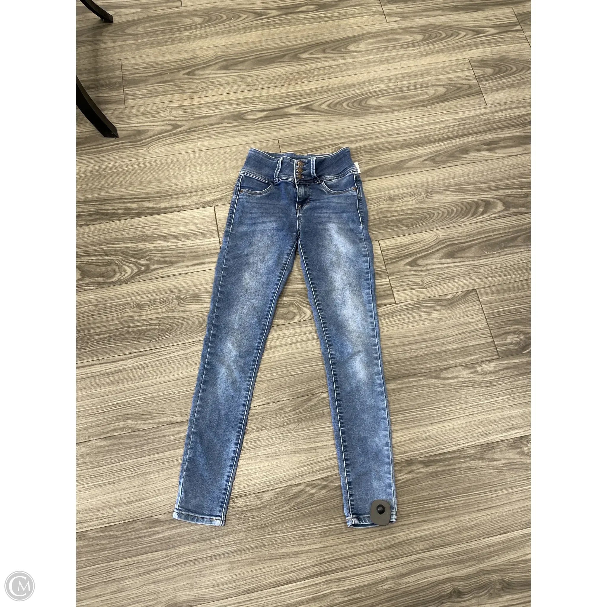 Men's Skinny Jeans with Stretch FabricJeans Skinny By Wallflower In Blue, Size: 2