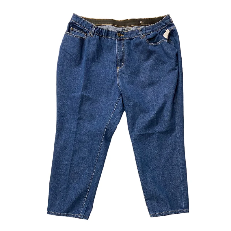 Casual Ripped Men's JeansBlue Jeans Straight Catherines, Size 24w