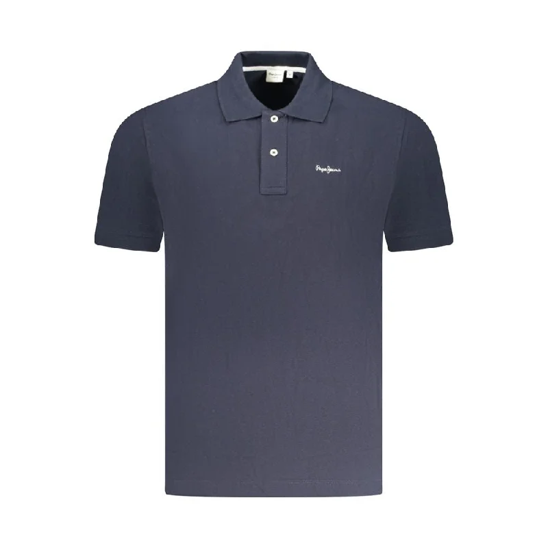 Men's Shirts with Contrast CollarsPepe Jeans Cotton Men Polo Men's Shirt