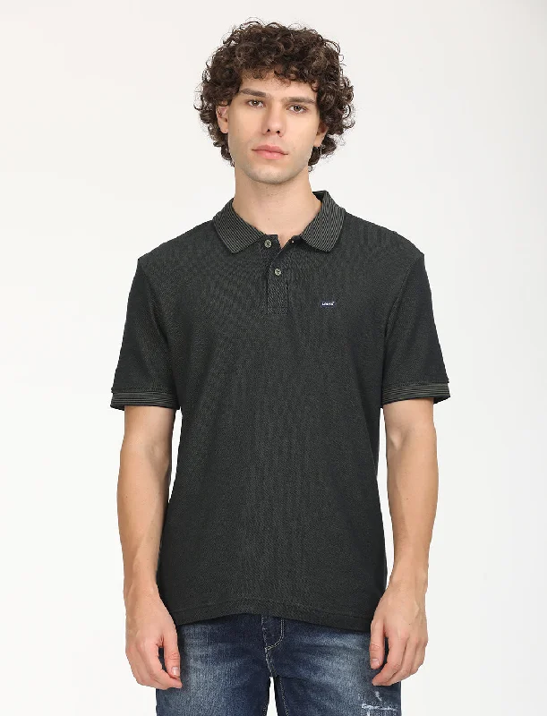 Men's Flowy Shirts for a Relaxed LookMen's Solid Slim Fit Polo T-shirt