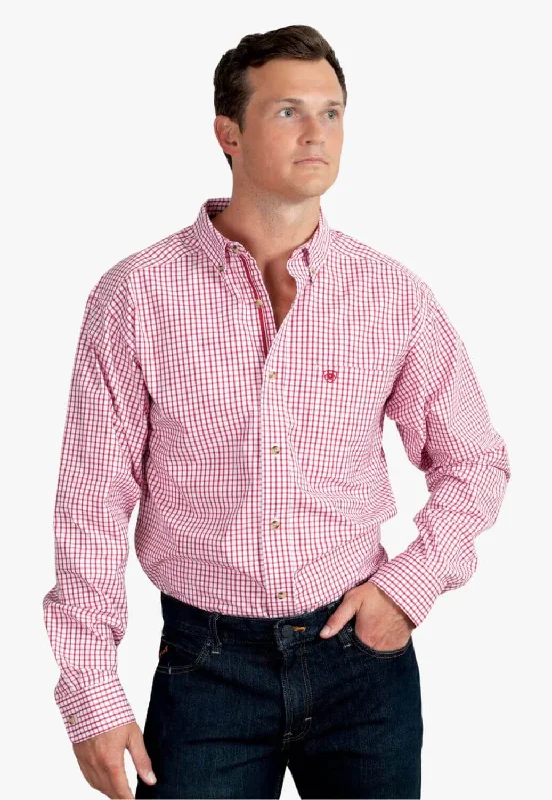 Men's Polo Shirts for Sports and Casual WearAriat Mens Pro Series Cliff Check Long Sleeve Shirt