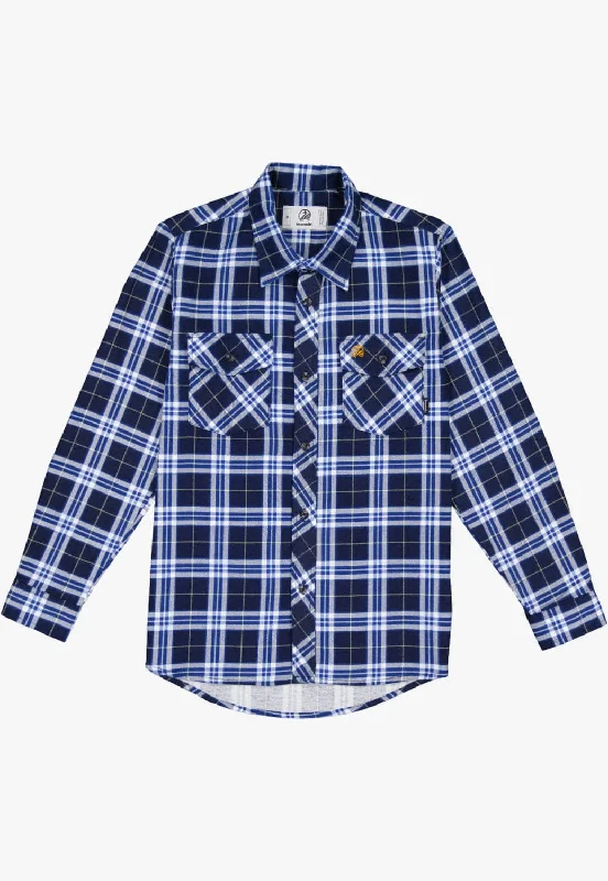 Men's Hawaiian Print Shirts for Luau PartiesSwanndri Kids Egmont Open Front Flannelette Shirt Twin Pack