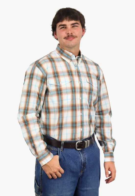 Stylish Men's Graphic T-ShirtsRoper Mens Collection Plaid Shirt