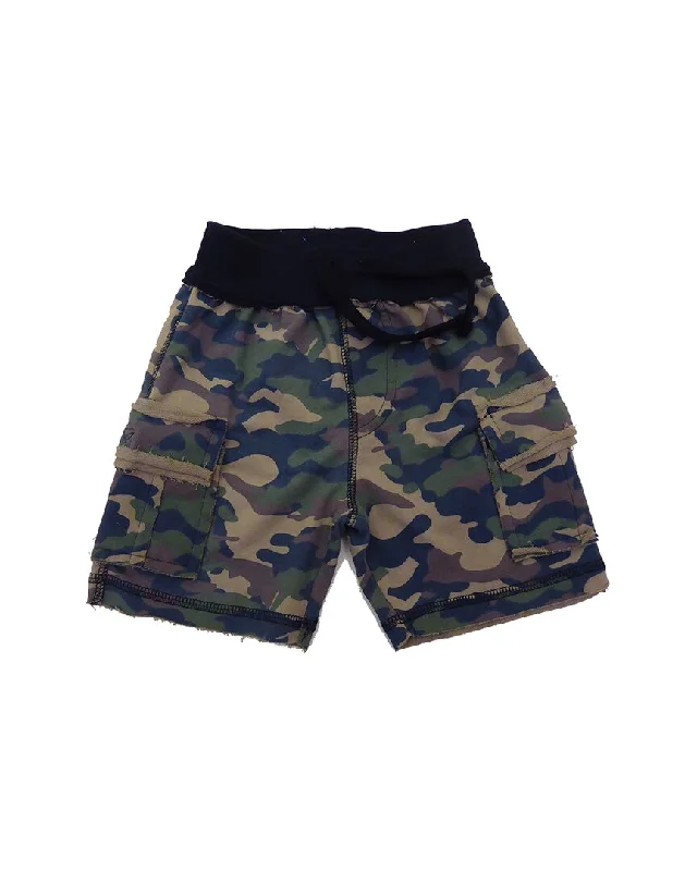 Adventure-Ready Men's Outdoor ShortsMish Mish Distressed Camo Short