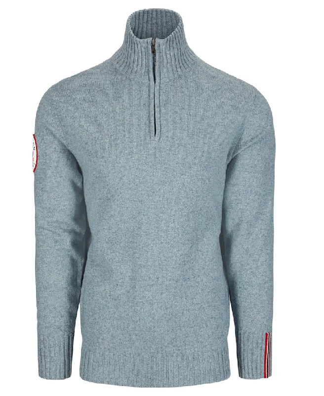 Men's Sweaters with Zippered PocketsDeck Half Zip Men