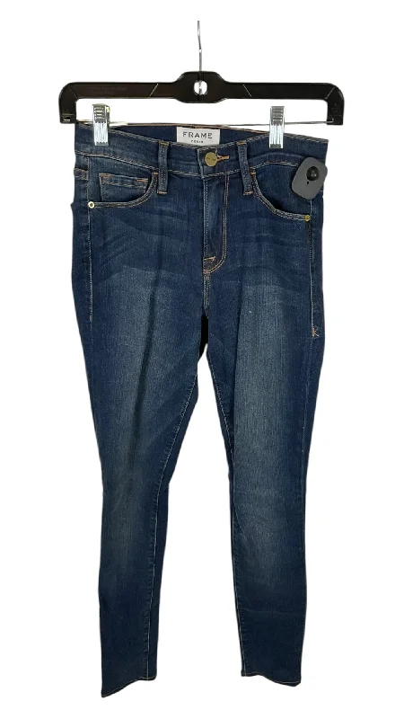 Oversized Relaxed-Fit Men's JeansJeans Designer By Frame In Blue Denim, Size: 4