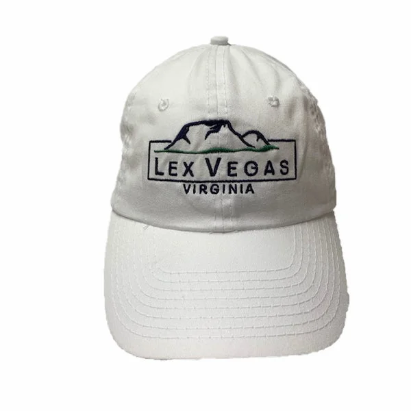 Vibrant Baseball HatsLex Vegas House Mountain Hat - White