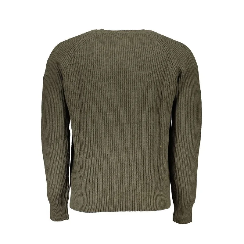 Men's Sweaters with High-Neck DesignsNorth Sails Green Cotton Men Men's Sweater