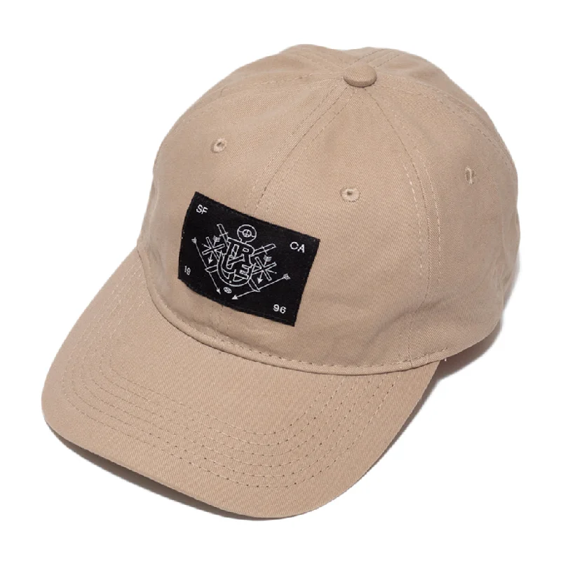 Embroidered Bucket HatsTrue Burning Bridges Dad Hat Khaki