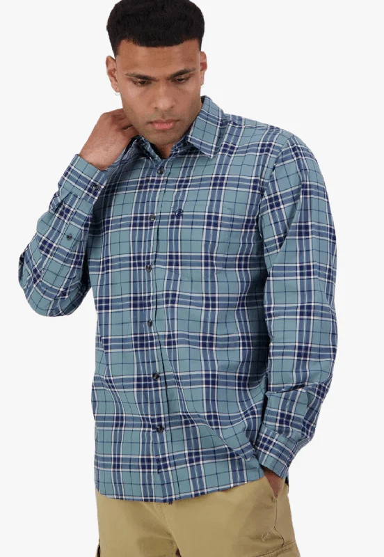 Men's Solid-Color Button-Down Shirts for VersatilitySwanndri Mens Glenpark Long Sleeve Shirt