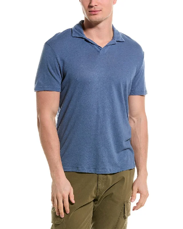 Durable Men's Work ShirtsVelvet by Graham & Spencer Beck Linen-Blend Polo Shirt