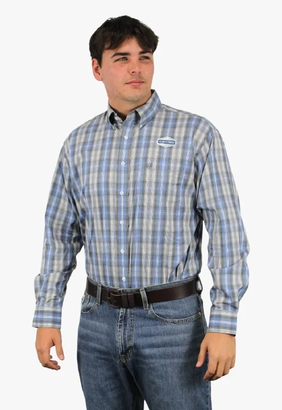 Comfortable Men's Flannel ShirtsRough Stock Mens Plaid Long Sleeve Shirt