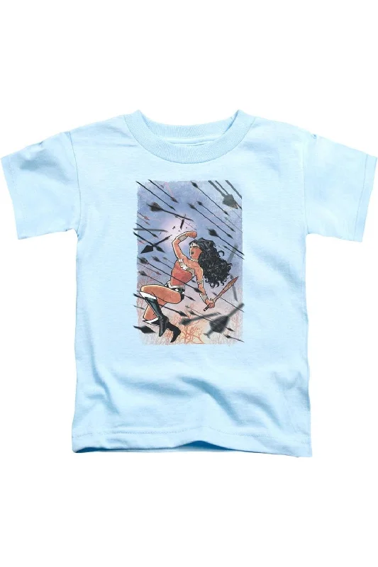 Men's Shirts with Wrinkle-Resistant FabricJustice League of America Wonder Woman #1 Short Sleeve Juvenile Tee / T-Shirt