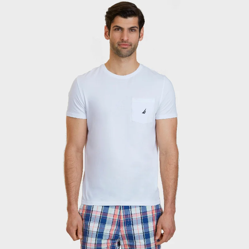 Men's Shirts with Patchwork PatternsNautica Mens Big & Tall Active Stretch Pocket T-Shirt