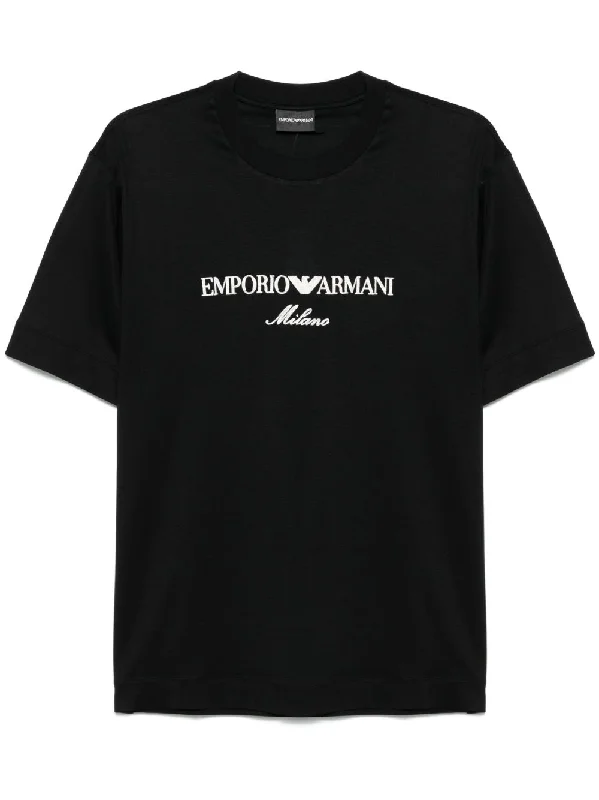 Men's Shirts with Patchwork SleevesEmporio Armani Men's T-Shirts And Polos