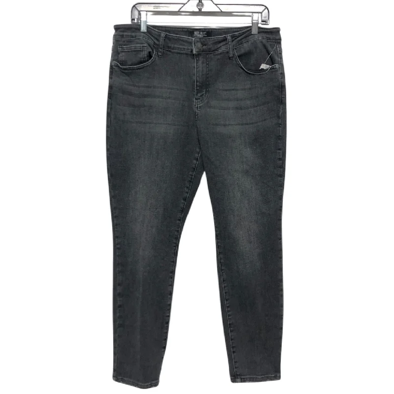 Modern Men's JeansJeans Boyfriend By Judy Blue In Black Denim, Size:14