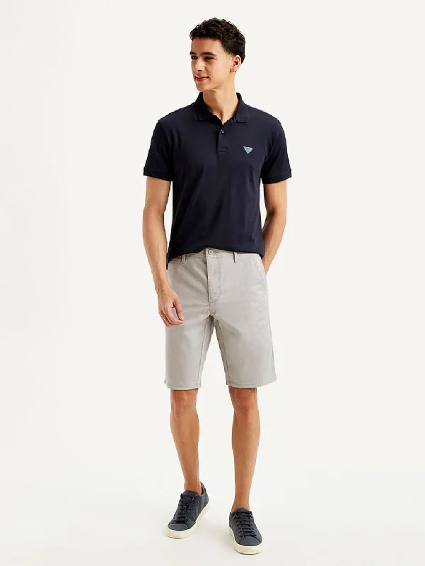 Men's Shirts with Geometric PatternsMen's Solid Slim Fit Polo T-shirt