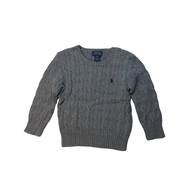 Men's Sweaters with Straight-Cut ShapesPolo Ralph Lauren Knit Sweater 3T