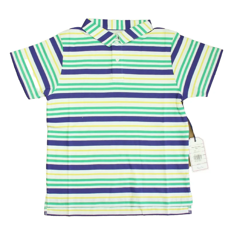 Men's Shirts with Full PlacketsClassic Prep Boys Blarney Multistripe Polo Shirt
